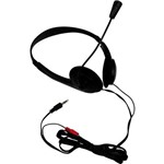 Ficha técnica e caractérísticas do produto Fone de Ouvido com Microfone Headphone Stereo Plug P2 Flex Unidade