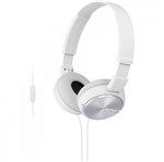 Ficha técnica e caractérísticas do produto Fone de Ouvido com Microfone Mdr-Zx310Ap Branco Sony