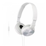 Ficha técnica e caractérísticas do produto Fone de Ouvido com Microfone MDR-ZX310AP Sony Branco