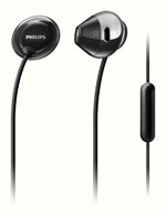 Fone de Ouvido com Microfone Philips SHE4205BK - 00 - Preto