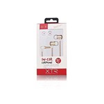 Ficha técnica e caractérísticas do produto Fone de Ouvido com Microfone Xtrax Dourado Gld 801126