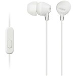 Ficha técnica e caractérísticas do produto Fone de Ouvido Estereo INTRA-AURICULAR com Microfone MDREX15AP Branco SONY