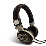 Ficha técnica e caractérísticas do produto Fone de Ouvido Headphone 3D Skull - Cinza