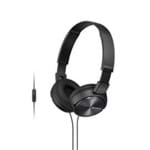 Ficha técnica e caractérísticas do produto Fone de Ouvido Headphone Sony MDR-ZX310AP/B Preto