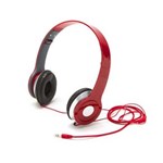 Ficha técnica e caractérísticas do produto Fone de Ouvido Headphone Vermelho Kimaster