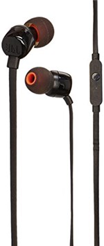 Ficha técnica e caractérísticas do produto Fone de Ouvido Intra-auricular com Microfone Jbl T110 Preto