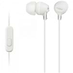 Ficha técnica e caractérísticas do produto Fone de Ouvido Intra-Auricular com Microfone Mdr-Ex15Ap Branco Sony