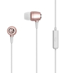 Ficha técnica e caractérísticas do produto Fone De Ouvido Intra Auricular Motorola Earbuds Metal Dourado Rose
