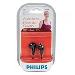 Ficha técnica e caractérísticas do produto Fone de Ouvido Intra Auricular Preto SHE1360 - Philips