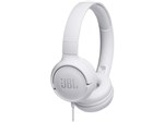 Fone de Ouvido JBL com Microfone Branco - T500WHT