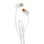 Ficha técnica e caractérísticas do produto Fone de Ouvido JBL T110 Branco com Microfone