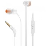 Ficha técnica e caractérísticas do produto Fone de Ouvido JBL T110WHT, com Microfone - Branco