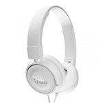 Ficha técnica e caractérísticas do produto Fone de Ouvido JBL T450 Branco com Microfone