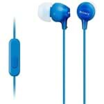 Ficha técnica e caractérísticas do produto Fone de Ouvido - Mdr-Ex15Lp - Sony (Azul)