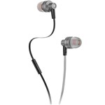 Ficha técnica e caractérísticas do produto Fone de Ouvido Multilaser Intra Auricular com Microfone - Preto e Cinza - Pulse Ph156