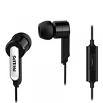 Fone de Ouvido Philips com Microfone She1405bk/10 Preto