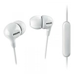 Fone de Ouvido Philips Intra com Microfone SHE3555WT/00 Branco