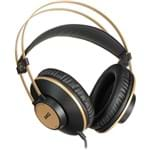 Ficha técnica e caractérísticas do produto Fone de Ouvido Profissional Preto/Dourado AKG K92