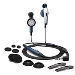 Ficha técnica e caractérísticas do produto Fone de Ouvido Sennheiser MX 55V Preto e Azul