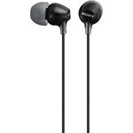 Fone de Ouvido Sony Estéreo Intra-auricular Preto - MDREX15LP/BCE