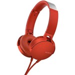 Ficha técnica e caractérísticas do produto Fone de Ouvido Sony Extra Bass Mdr-xb550ap - Vermelho