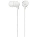 Fone de Ouvido Sony Intra Auricular Branco - MDREX15LP/WCE