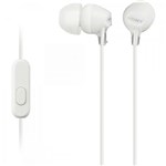 Ficha técnica e caractérísticas do produto Fone de Ouvido Sony Intra-auricular Mdr-ex15 - Branco