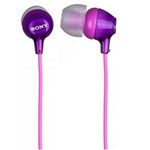 Ficha técnica e caractérísticas do produto Fone de Ouvido Sony Mdr-Ex15lp Roxo