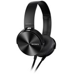 Ficha técnica e caractérísticas do produto Fone de Ouvido Sony MDR-XB450AP Drivers 30mm Extra Bass - Preto