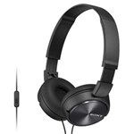 Ficha técnica e caractérísticas do produto Fone de Ouvido Sony MDR-ZX310AP com Microfone – Preto