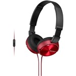 Fone de Ouvido Sony MDR-ZX310AP/RQCE7 Headphone Vermelho