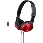 Fone de Ouvido Sony MDR-ZX310AP/RQCE7 Headphone Vermelho