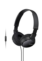 Ficha técnica e caractérísticas do produto Fone de Ouvido Sony MDR-ZX110AP com Microfone Preto