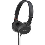 Ficha técnica e caractérísticas do produto Fone de Ouvido Sony Supra Auricular Preto - MDR-ZX100/BQAE