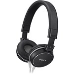 Fone de Ouvido Supra Auricular MDR-ZX600/BCAE - Preto - Sony