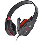 Ficha técnica e caractérísticas do produto Fone de Ouvido V Gamer com Microfone Preto com Vermelho Vinik