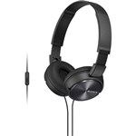 Ficha técnica e caractérísticas do produto Fone Headphone Sony MDR-ZX310AP Dobrável - Preto