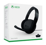 Ficha técnica e caractérísticas do produto Fone Headset com Fio Stereo Xbox One + Adaptador - Microsoft