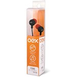 Ficha técnica e caractérísticas do produto Fones de Ouvido Intra Auricular Preto - Oex Fn100