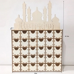 Ficha técnica e caractérísticas do produto Decorações Fontes gaveta selo do Decor Ramadan Eid Mubarak decorações do partido