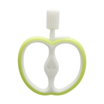 Ficha técnica e caractérísticas do produto Soft Silicone Apple Shape Toddler Molar Teeth Pain Relief Tool Kids Teether Educational Toy Baby Shower Gift