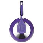 Ficha técnica e caractérísticas do produto Frigideira Antiaderente 22cm Multiflon com Espátula Violeta