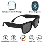 Ficha técnica e caractérísticas do produto REM G1 Óculos condução óssea Headphone Ear Carer Touch Panel filtro UV Ray Óculos de sol Bluetooth Headset 4.0