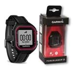Ficha técnica e caractérísticas do produto Garmin Relógio Forerunner 25 Vermelho 010-01353-00
