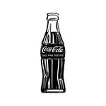 Ficha técnica e caractérísticas do produto Garrafa Coca-Cola - Adesivo de Parede
