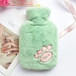 Ficha técnica e caractérísticas do produto TS Gato bonito Garra Plush Hot Water Bottle Água Quente Inverno Estudante Infantil Água Encher Saco de mão