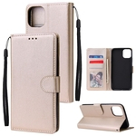 Ficha técnica e caractérísticas do produto Gostar Para Iphone XI 5.8 2019-type Leather Flip Phone Case de proteção com 3 Card Posição Buckle projeto da tampa do telefone