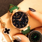 Ficha técnica e caractérísticas do produto Gostar Relógio de pulso Feminino Moda Alloy Rodada Watchcase noctilucentes Assista