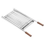 Ficha técnica e caractérísticas do produto Grelha Grelha de Aco Inox Tramontina - CINZA