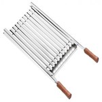 Ficha técnica e caractérísticas do produto Grelha Ii Tramontina Aco Inox 79,5Cm - Prata